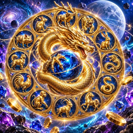 12 Zodiacs pokie artwork for Here2Win Casino
